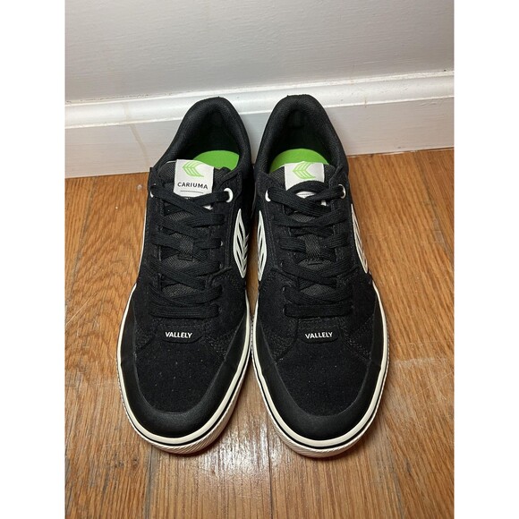 Cariuma Vallely Shoes Mens Size 6.5 Black Canvas Skate Sneakers 421409B06W main image 11